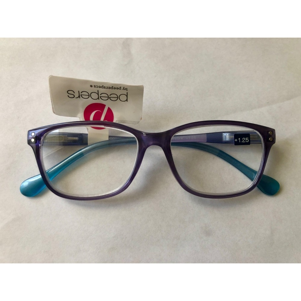 New Peepers Blue Framework blue light filter readers +1.25